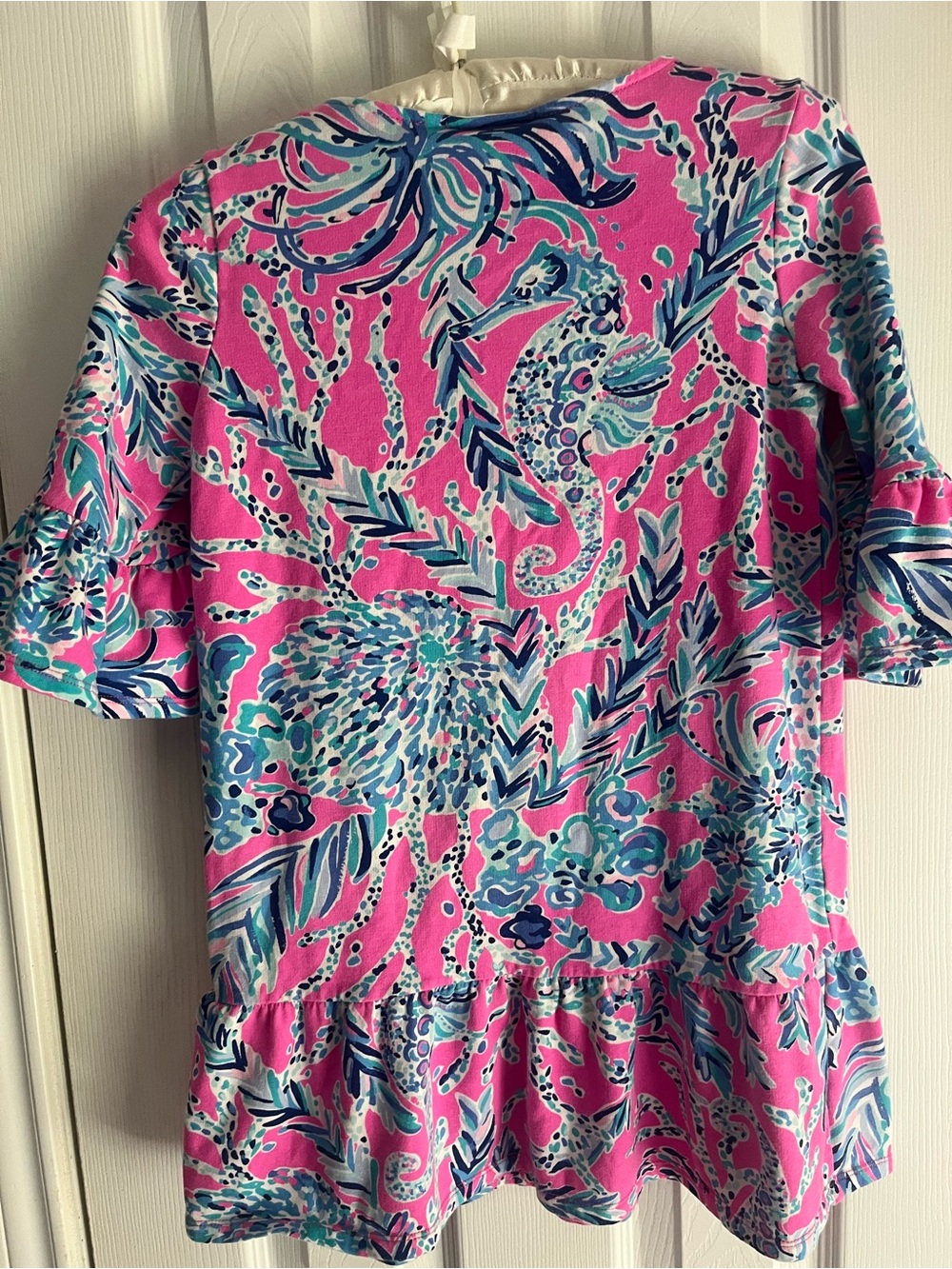 Lilly Pulitzer Sorrento Dress New Kids‎ On The Dock girls size large - Picture 5 of 10